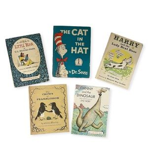 (5) Vintage Hardcover Classic Children’s Books